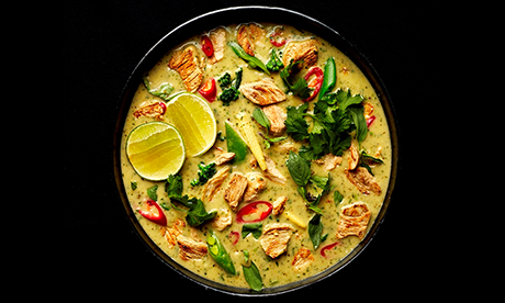 This isn’t chicken Thai green curry
