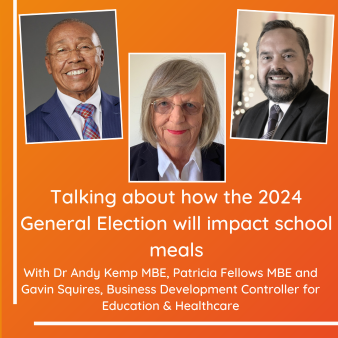 Talking about how the 2024 General Election will impact school meals