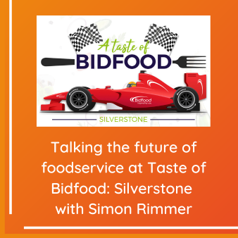 Talking the future of foodservice at Taste of Bidfood: Silverstone, with Simon Rimmer