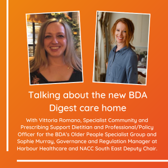 Talking about the new BDA Care Home Digest